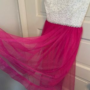 Speechless kids formal dress. High low.